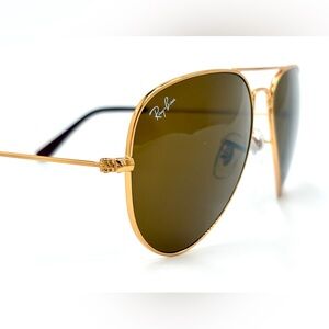 🕶️ Ray-Ban RB3025 001/57 Aviator Sunglasses – Arista Gold / Brown Polarized 58mm